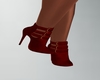 F.F Red Booties