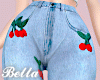 Cherry Flared Denim