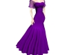 Purple Shawl Gown
