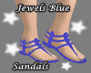 Jewels Blue Sandals