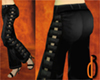 d3 Slit Leather Pants