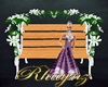 Wedding Bench w/Flowers