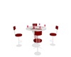 Red /white club table se