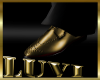 LUVI LEATHER SHOES GOLD