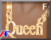 AF. Queen Gold Necklace