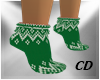 CD Socks Green XMAS