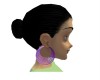 G&B Earrings LR Purple