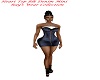 Blk/Denim Heart Top Mini