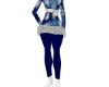 Blue Snowflake Outfit