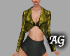 A.G. Leather Gold Jacket