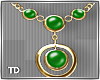 Green Gold Necklace