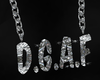 SILVER- D.G.A.F BLING