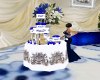 Royal blue cake