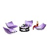Purple Pillow Chairs