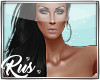 Rus: black rosella hair