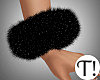 T! Sparkle Fur Cuffs