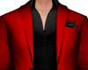 Formal Suit Red Black