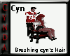 Brushing cyn'z hair