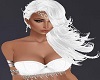 White Tiaria Hair
