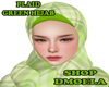 DM. Plaid Green Hijab