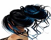 updo black blue