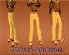 (CB) GOLD-BRN PANTS