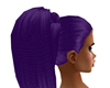 Sparkly purple hair