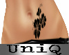 UniQ Flower Belly Tattoo