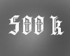 500k Sticker