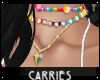 C Rainbow Necklace