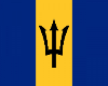 Barbados Hand Flag
