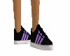 Blk/Lavender Sneakers