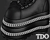 Chain Boots Black