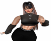 sheer turtleneck blk