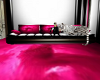 pink glass tiger sofa