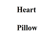 Single-Heart Pillow