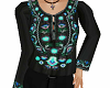 TF* Black Embroidery Top