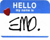 Emo name tag