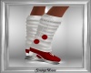 Red & White Ice Skates