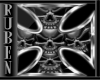 (RM)Skull Iron cross