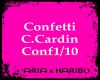 confetti C.Cardin