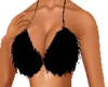 Black fur Top