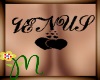 *M* Venus tattoo