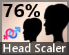 Head Scaler 76% F A