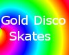 Gold disco skates (m)