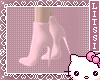 -L-Pink Suede Boots F