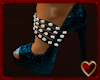 Teal Diamond Pumps