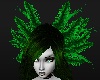 VIC Green Feath Headdres