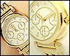 PBM x ASOS Gold Watch