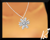 *R* Snowflake Necklace